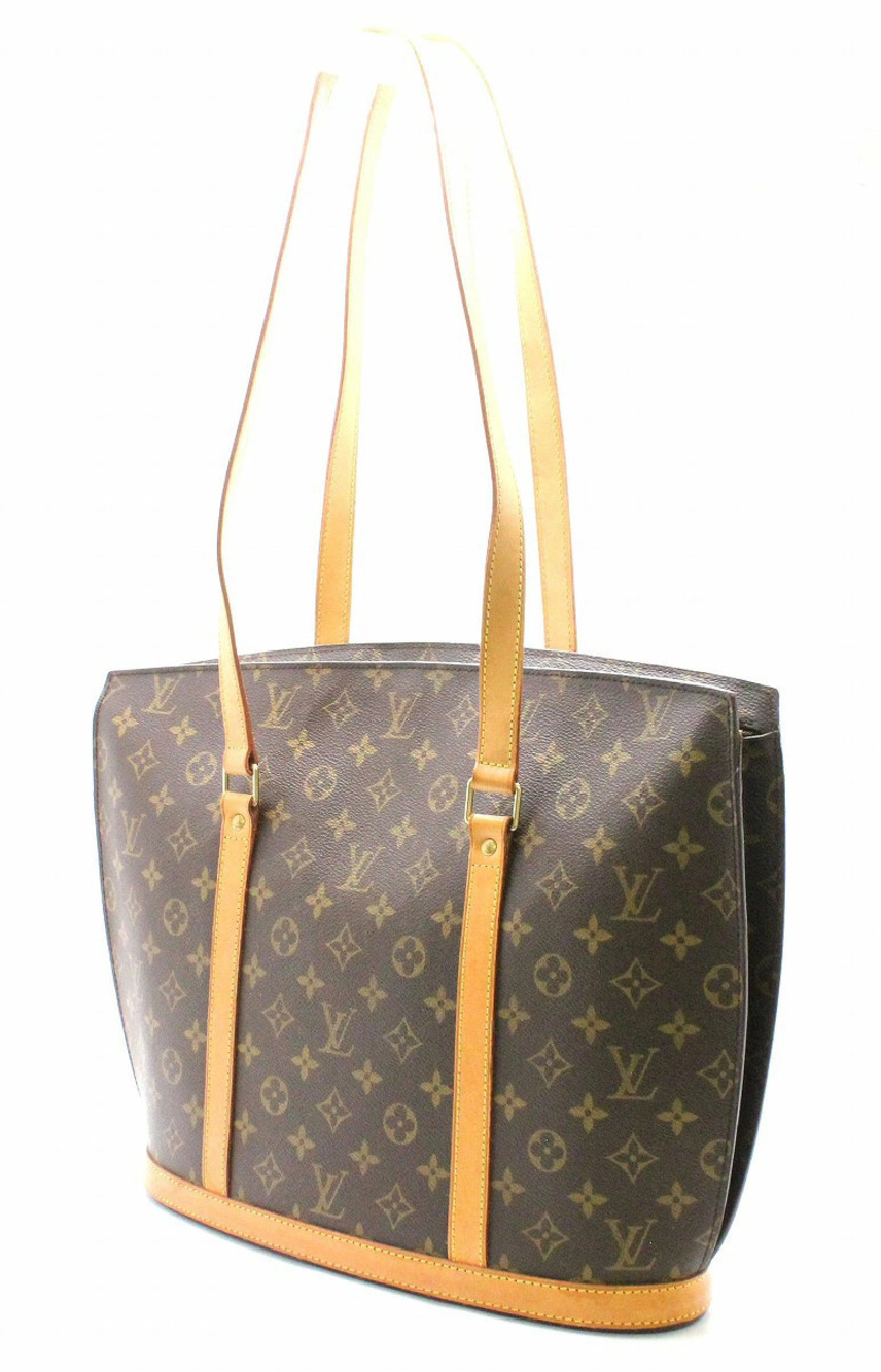 Louis Vuitton Shoulder Monogram Babylon Tote Bag Brown